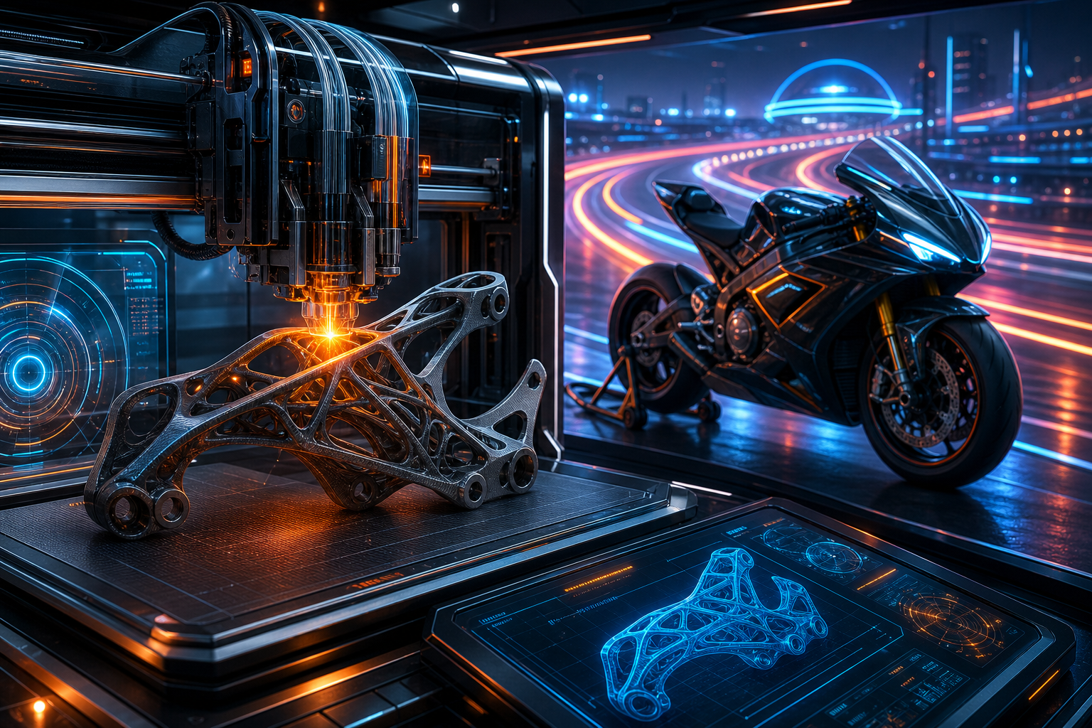 L'avenir de l'impression 3D dans le sport moto